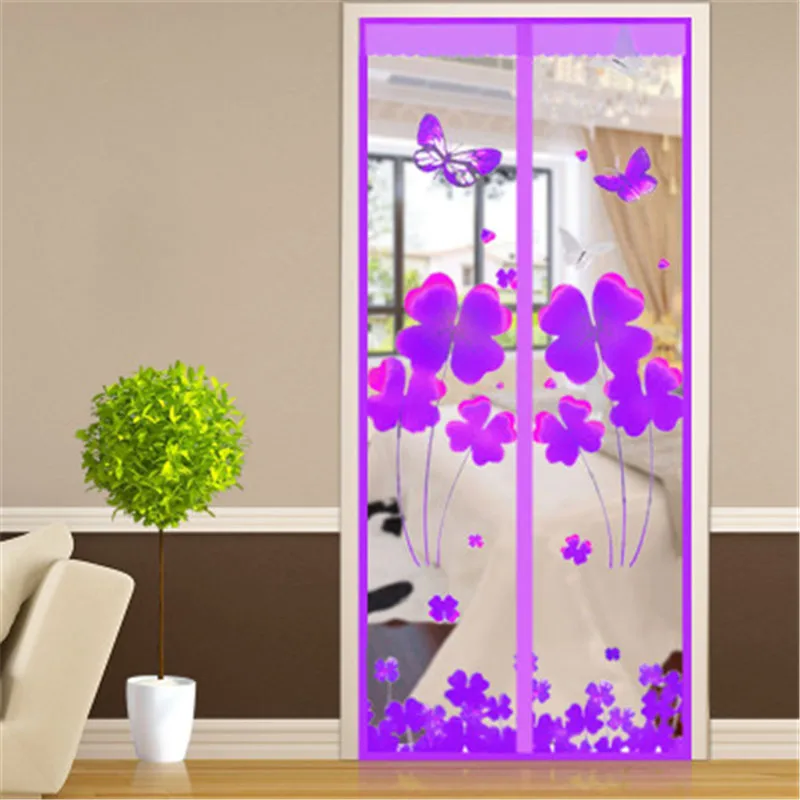 210x90 см мультяшная мягкая пряжа летняя антимоскитная занавеска магниты дверная