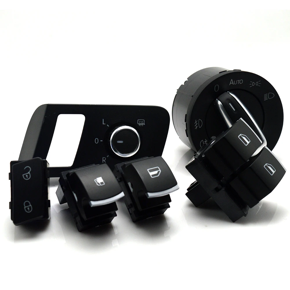 

New Chrome free shipping Mirror switch window switch for VW Volkswagen Touran 2003-2015 Caddy 5K3 959 857 1TD959565A 5K3959857