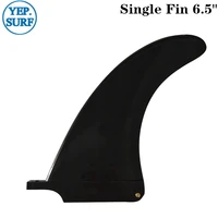 sup single fin black plastic surf fins 6 5 inch longboard fins stand up paddle