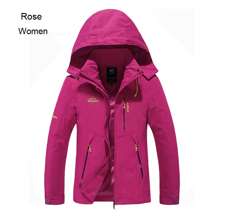 women rosy ARCTIC светильник, высокое качество, для женщин и мужчин, походная куртка, треккинг, красочные, теплые, водонепроницаемые, ветрозащитные, дышащие, для кемпинга, пальто - Цвет: women rosy