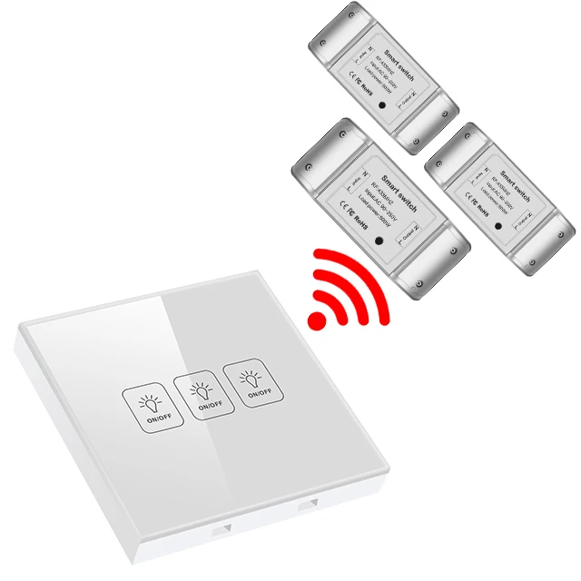 Беспроводной Touch Smart наклейка для выключателя света общий дом модификации Diy