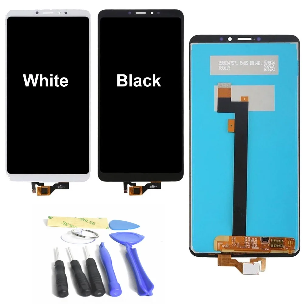 100% Tested Mi Max 3 LCD Display+Touch Screen New Digitizer Glass Panel Replacement Lcd For Xiaomi 2160X1080 6.9inch | Мобильные