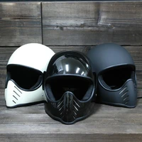 ttco motorcycle helmet moto cruise spirit rider retro ghost glass fiber full face motosiklet casco capacete