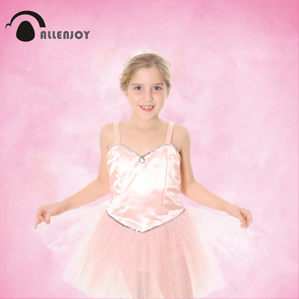 Allenjoy тонкий виниловый тканевый фон для фотосъемки розовый компьютерный Печатный