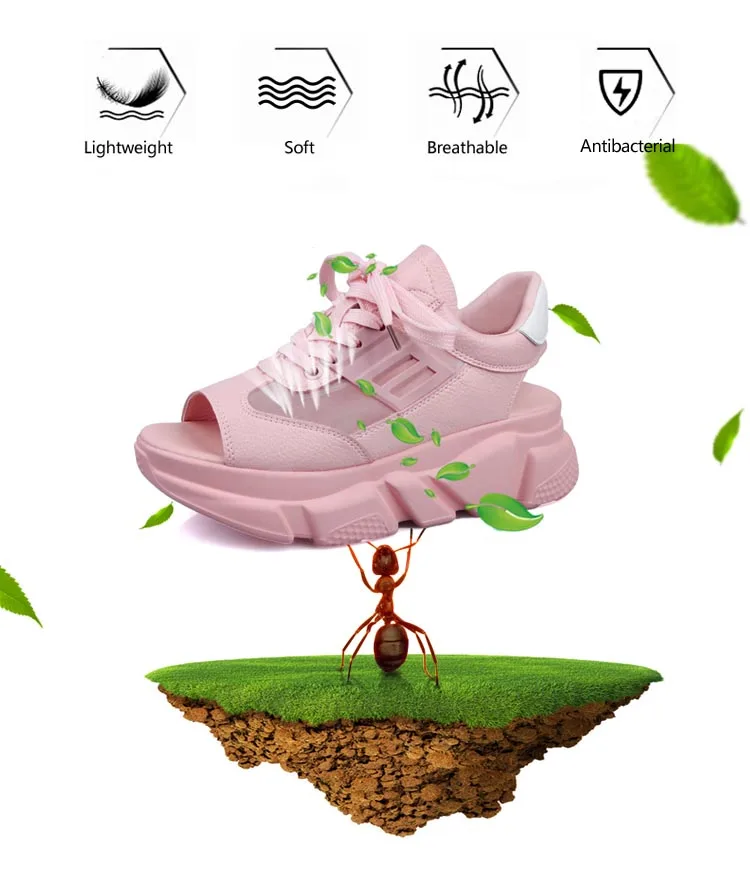 Женские босоножки; коллекция года; Летняя обувь на платформе; sandalias Mujer; женская летняя обувь на плоской подошве; Zapatos Chaussures Sandales Femme