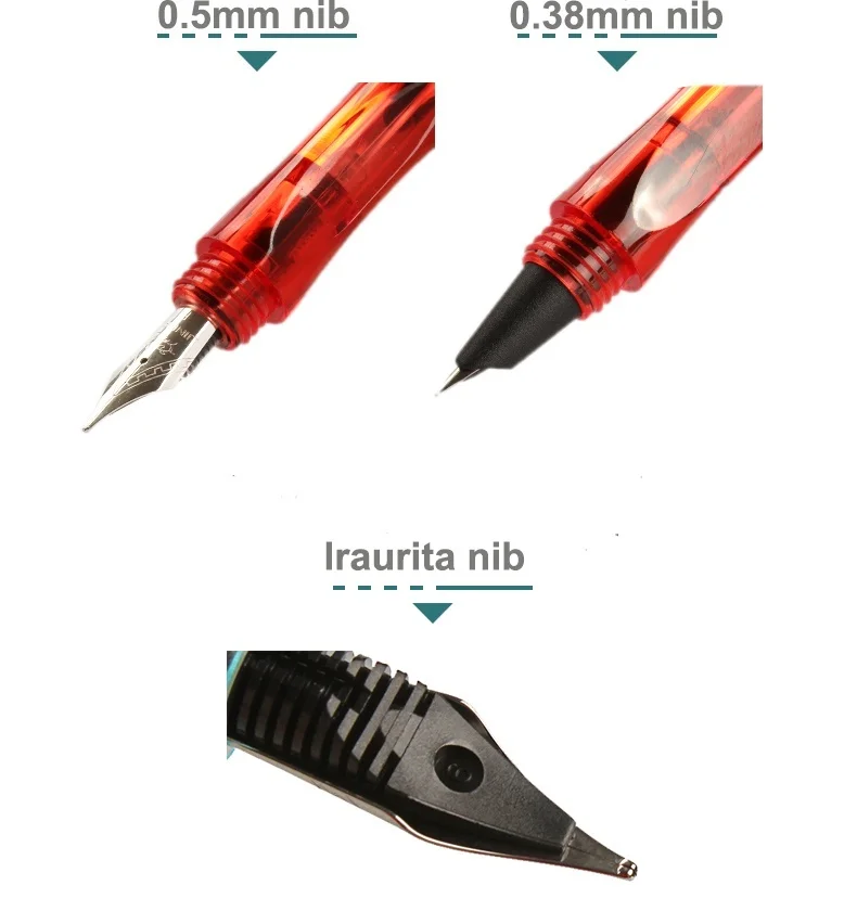Jinhao Новый лебедь костюм авторучка 0 38 мм с 5 черные чернила Чернильное jinhao Ручка