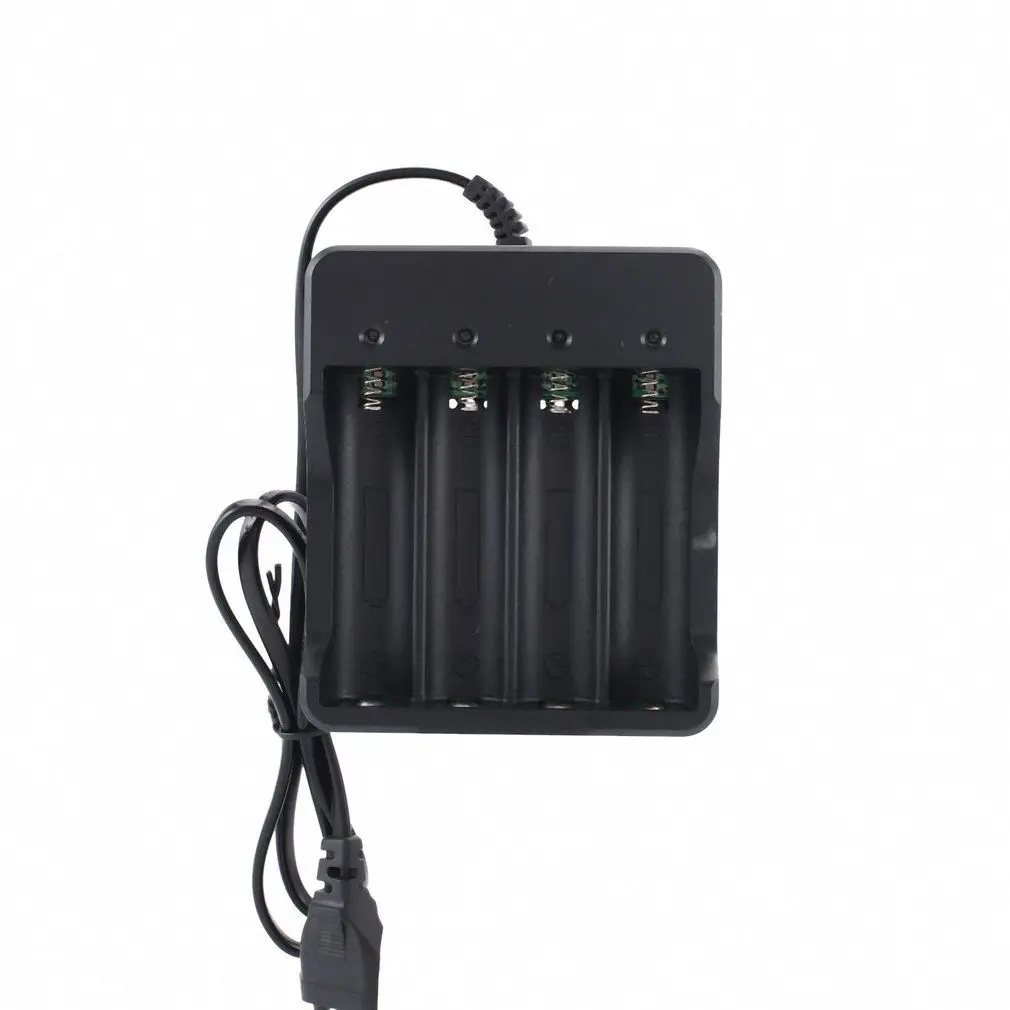 Подробная информация о eoaneoe 18650 3,7 V 9900 mAh литиевая аккумуляторная батарея 4 шт. 18650 литий-ионных батарей+ 1 зарядное устройство для фонарика