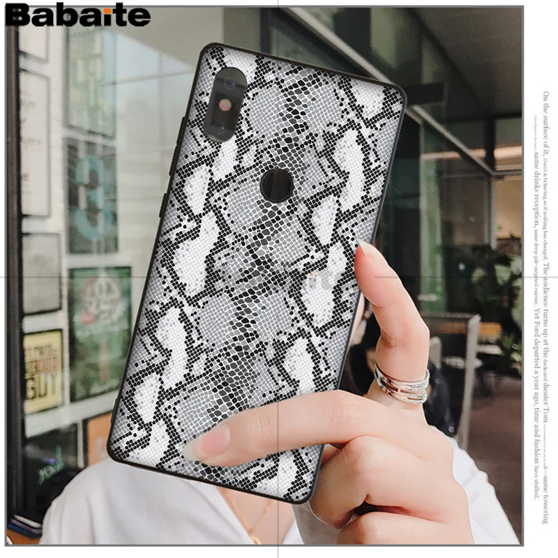 Babaite Змеиная Кожа Искусство DIY печать рисунок чехол для телефона для xiaomi mi 6 8 se A1 A2 Lite mi 5 mi 8Lite mi 9SE mi x2 2S Max2 3
