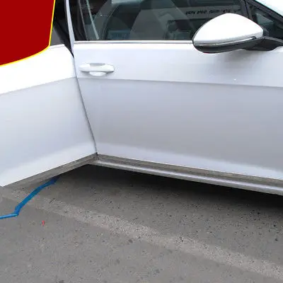 Нержавеющая Боковая дверь корпус молдинг крышка отделка 4 шт. для VW Golf MK7 2013