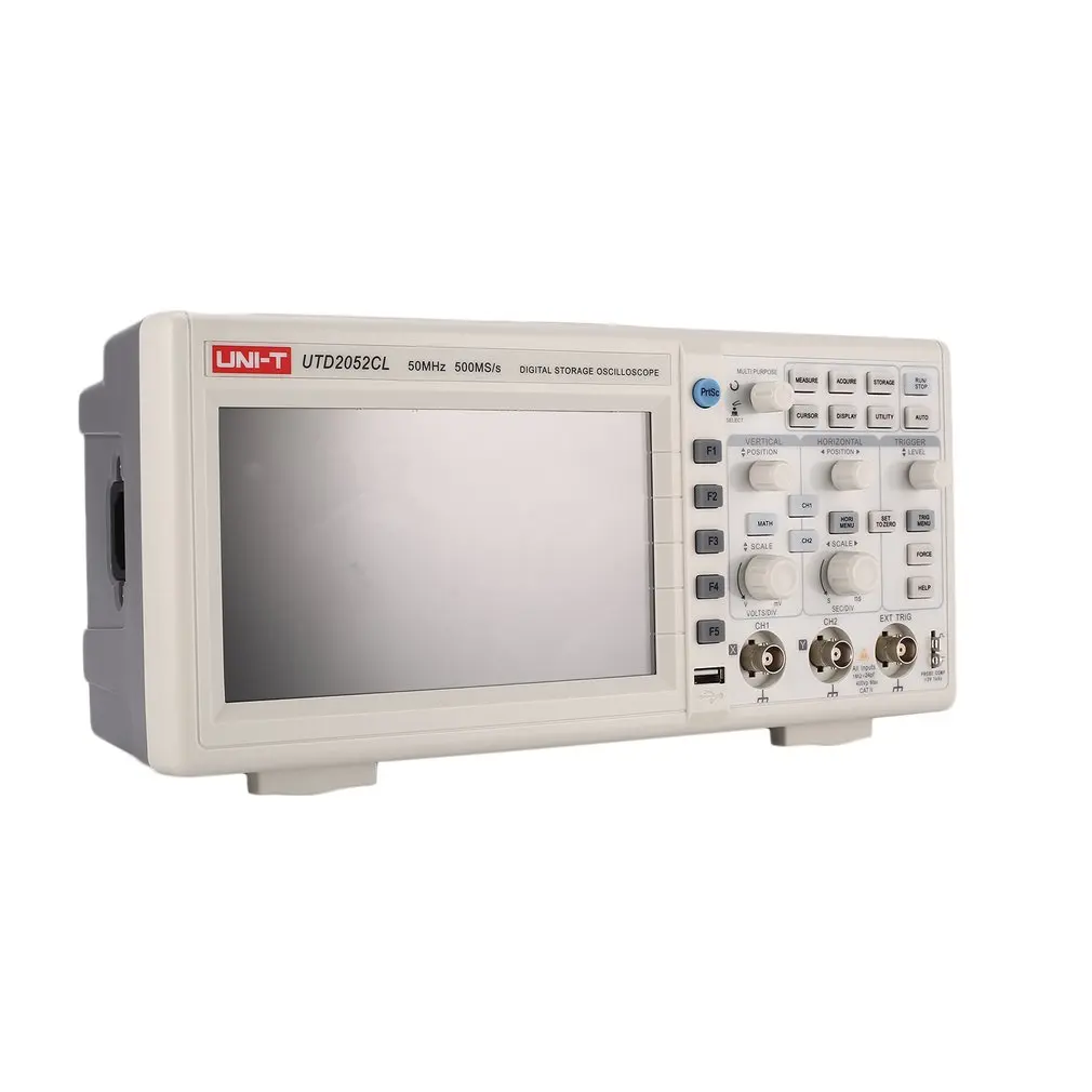 UNI T UTD2052CL цифровой запоминающий осциллограф 50 МГц 2 Каналы запись USB генератор