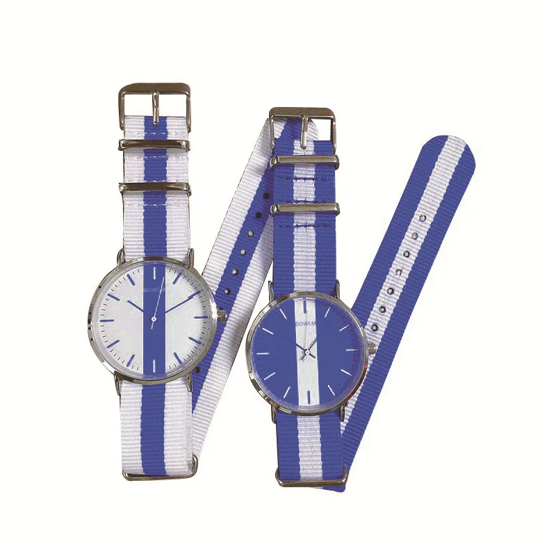 Dw часы модные мужские и женские импортные нейлоновые водонепроницаемые