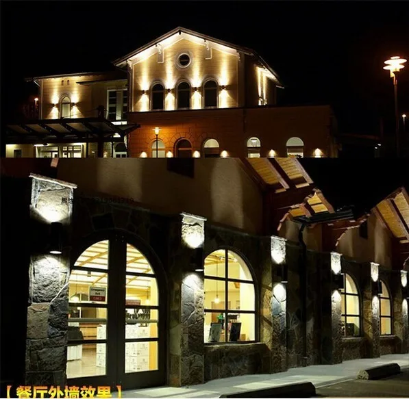 Бесплатная доставка уличный светодиодный настенный светильник 12 Вт