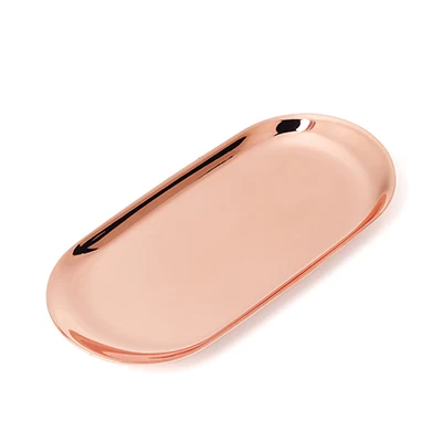 Rose Gold S Металлические настольные украшения, тарелка для хранения, минималистичный скандинавский торт, лоток для хранения мелочей, Домашний Органайзер, Декор - Цвет: Rose Gold S