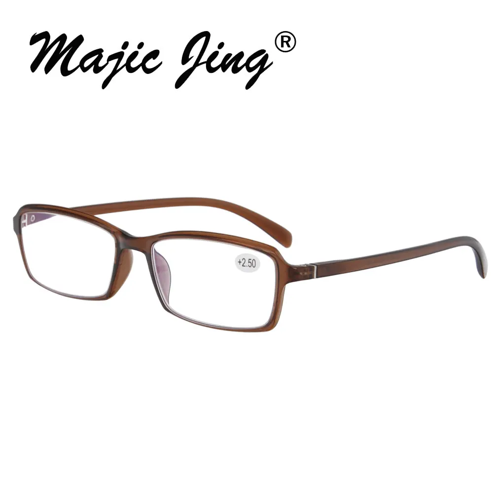 Magic Jing TR очки для чтения Пресбиопия очки для мужчин и женщин добавить:+ 100~+ 400 TR6010