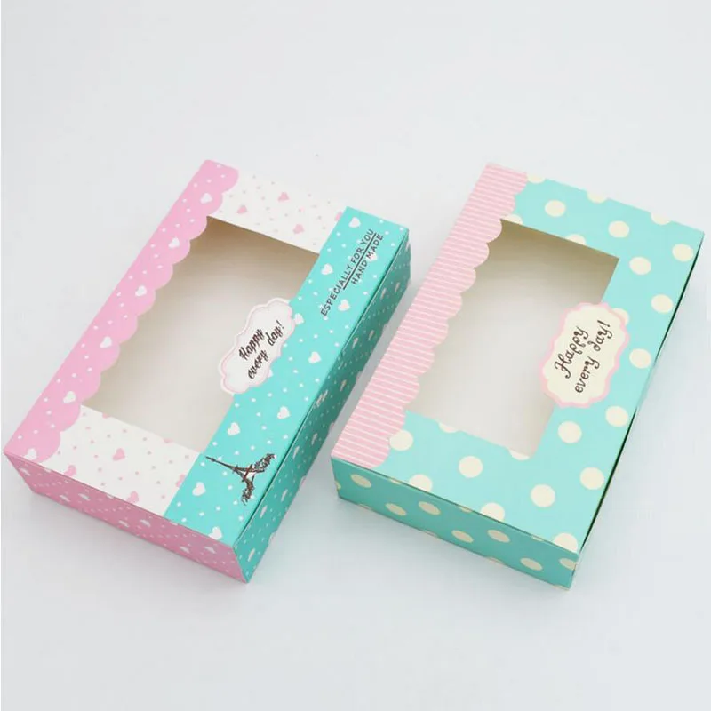 10 шт. бумажная коробка для сырного торта конфет печенья упаковочная контейнер с