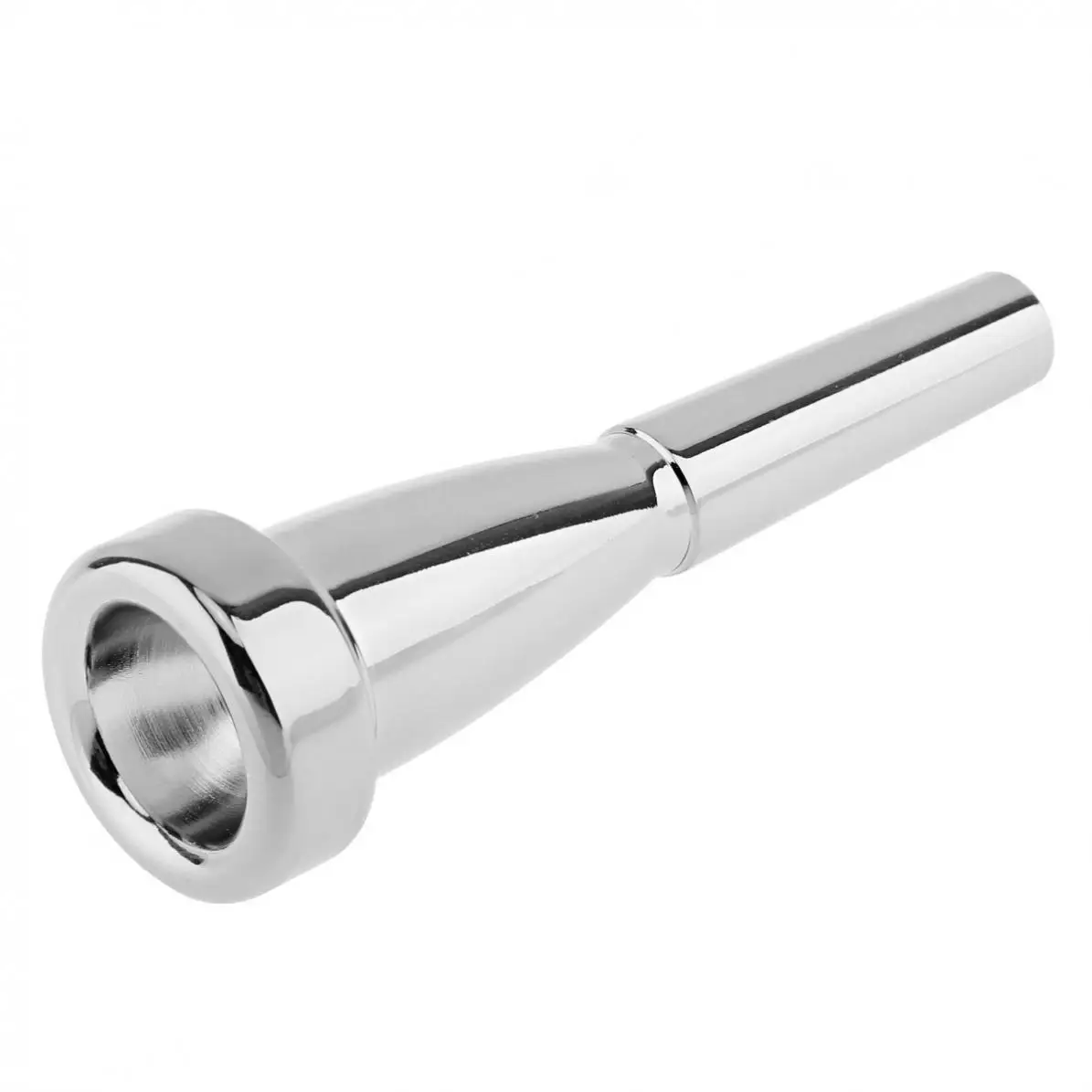 3C 5C 7C Silver Plated Metal Trumpet Mouthpiece Bullet Shape for Yamaha Bach Conn and King | Спорт и развлечения