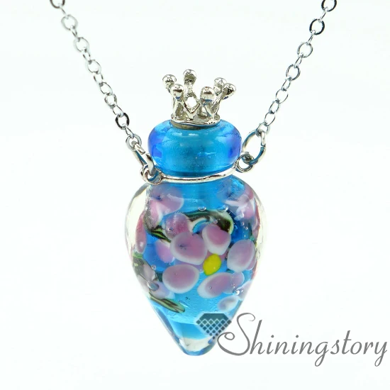 Круглые маленькие парфюмерные флаконы ароматерапия подвеска диффузор ожерелья