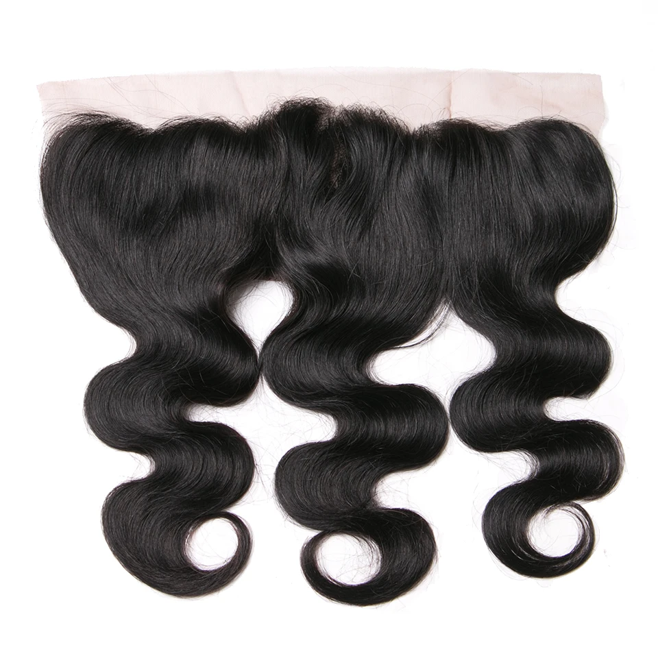 

Natural Color 13x6 Closure Pre Plucked With Natural Hairline Remy Human Hair Body Wave 13x4 Transparent Ear to Ear Lace Frontal