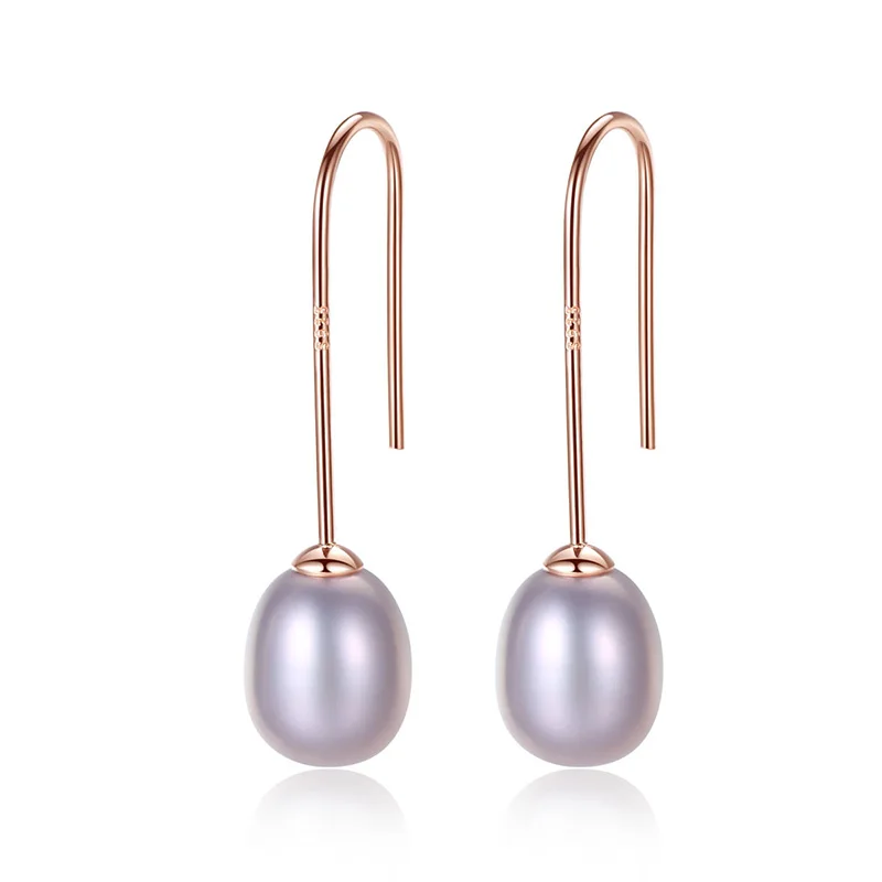 

Pearl Earrings 8-9mm Natural Pearls jewelry hot sale