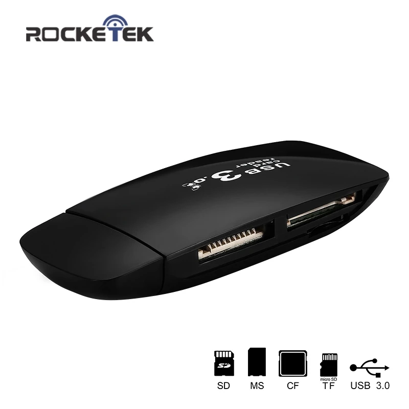 Rocketek usb 3 0 Мульти устройство для чтения карт памяти адаптер кардридер micro SD/TF CF MS