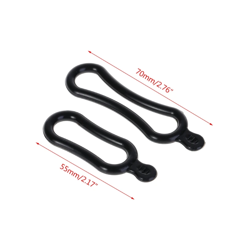 2pcs Bicycle Light Fixing Ring Rubber Elastic Flashlight Front Lamp Cycling Part | Спорт и развлечения