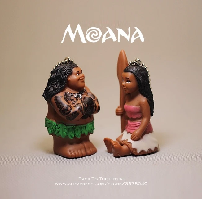 Disney Moana Princess 7 см 2 шт./компл. экшн-версия фигурка модель аниме украшение Коллекция