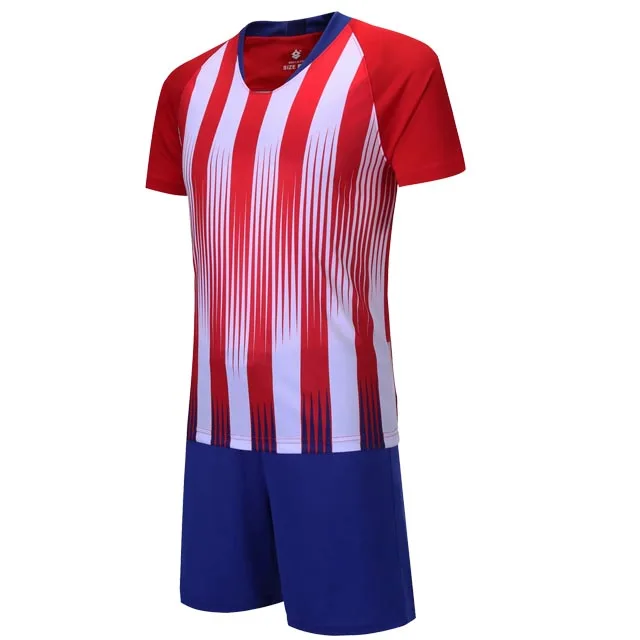 red white 18-19, для взрослых и детей, пустые футбольные майки для мальчиков и девочек, комплекты футбольной одежды, Мужская Детская Футбольная форма, футбольный костюм, шорты - Цвет: red white
