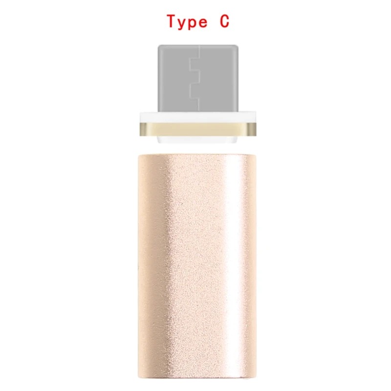 2 Магнитный 8Pin Lightning Женский usb type C Мужской адаптер для телефона Android - Цвет: 2