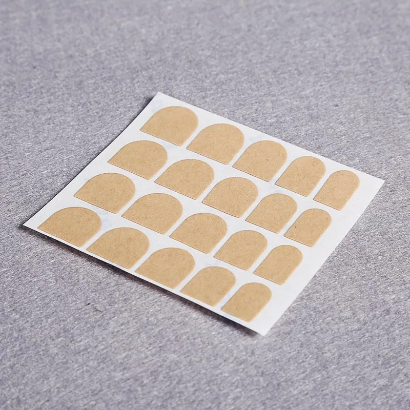 10 листов клейкой ленты для накладных ногтей двусторонние клейкие наклейки