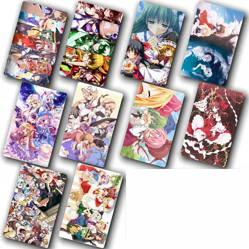 Стикеры для аниме карт TouHou Project набор сделай сам водонепроницаемая карта