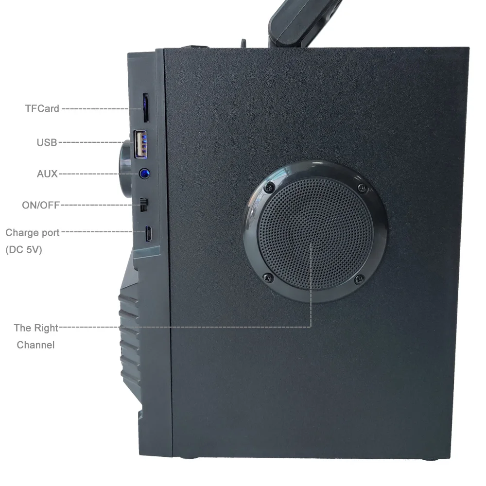 Bluetooth динамик с обработчиком портативный открытый динамик|Портативные колонки| |