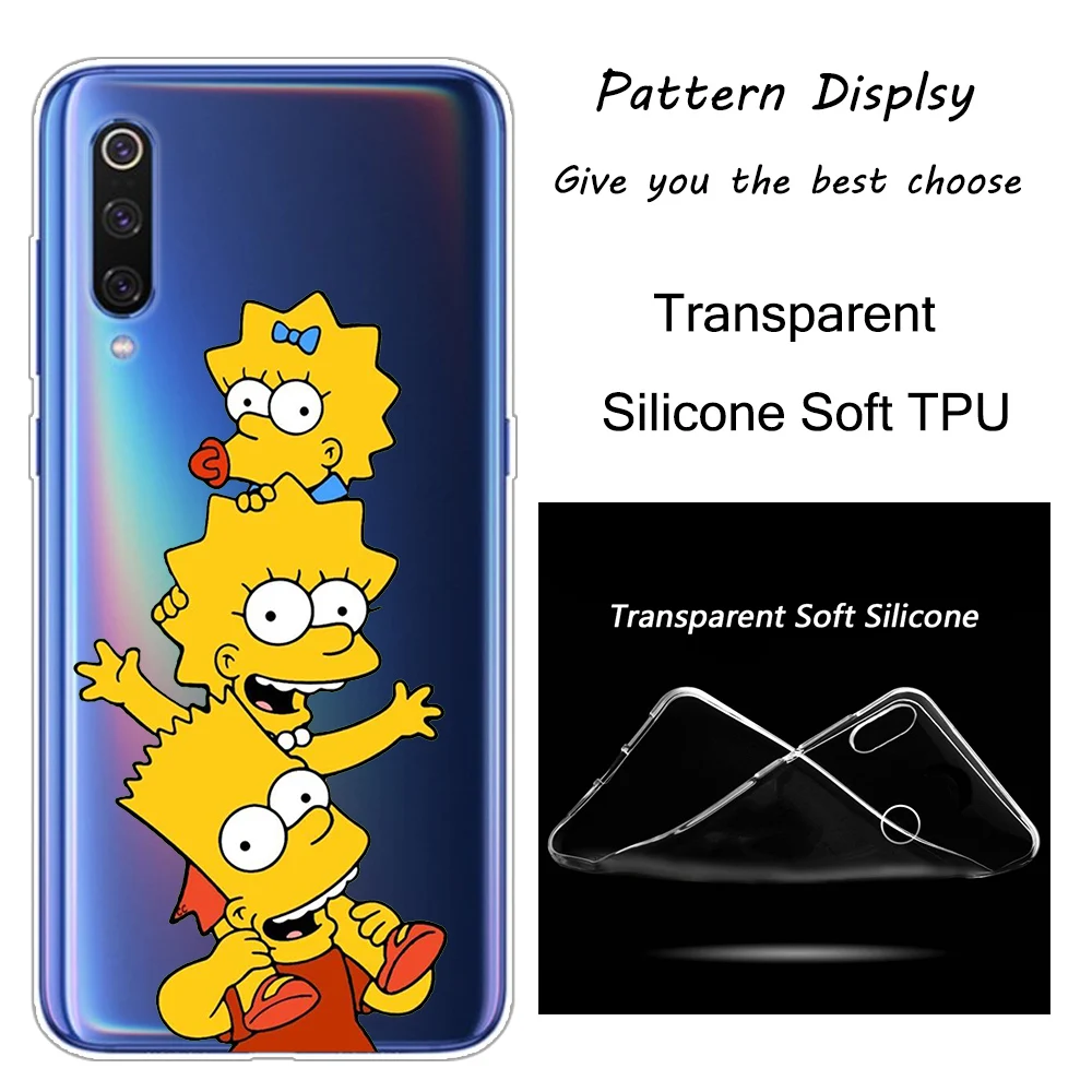 005 Горячая Симпсоны силиконовый чехол для Xiaomi Pocophone F1 9T 9 9SE 8 A2 Lite A1 A2 Mix3 Redmi K20 7A Note 4 4X5 6 7 Pro S2 крышка - Цвет: 005