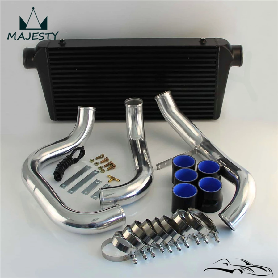 Для N ** ISSAN S KYLINE R32 R33 R34 GTS-T черный передний интеркулер комплект для труб |