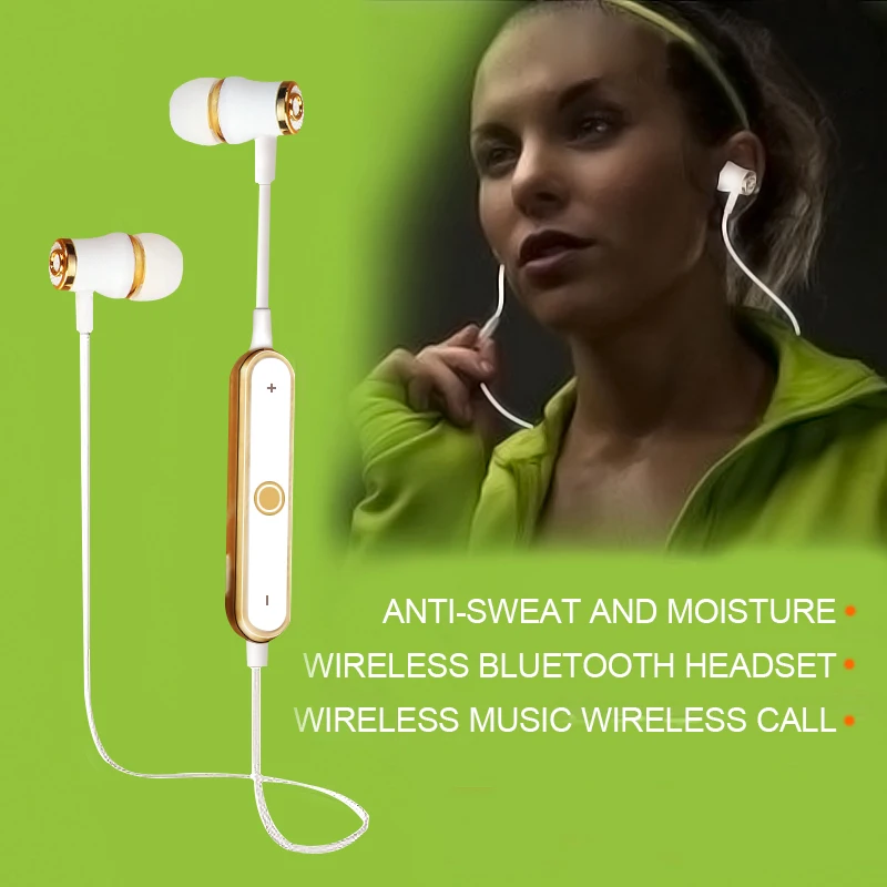 Спортивные Беспроводные Bluetooth-наушники Ubit S6 гарнитура с басами стерео