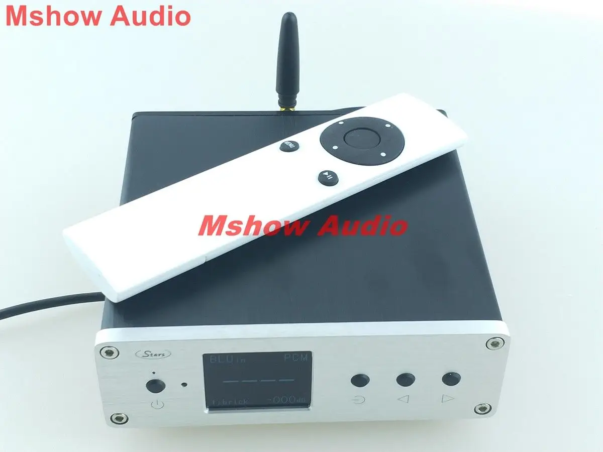 Ustars двойной ES9038Q2M ЦАП аудио XU208 XMOS USB I2S DSD256 с Bluetooth + линейный Мощность
