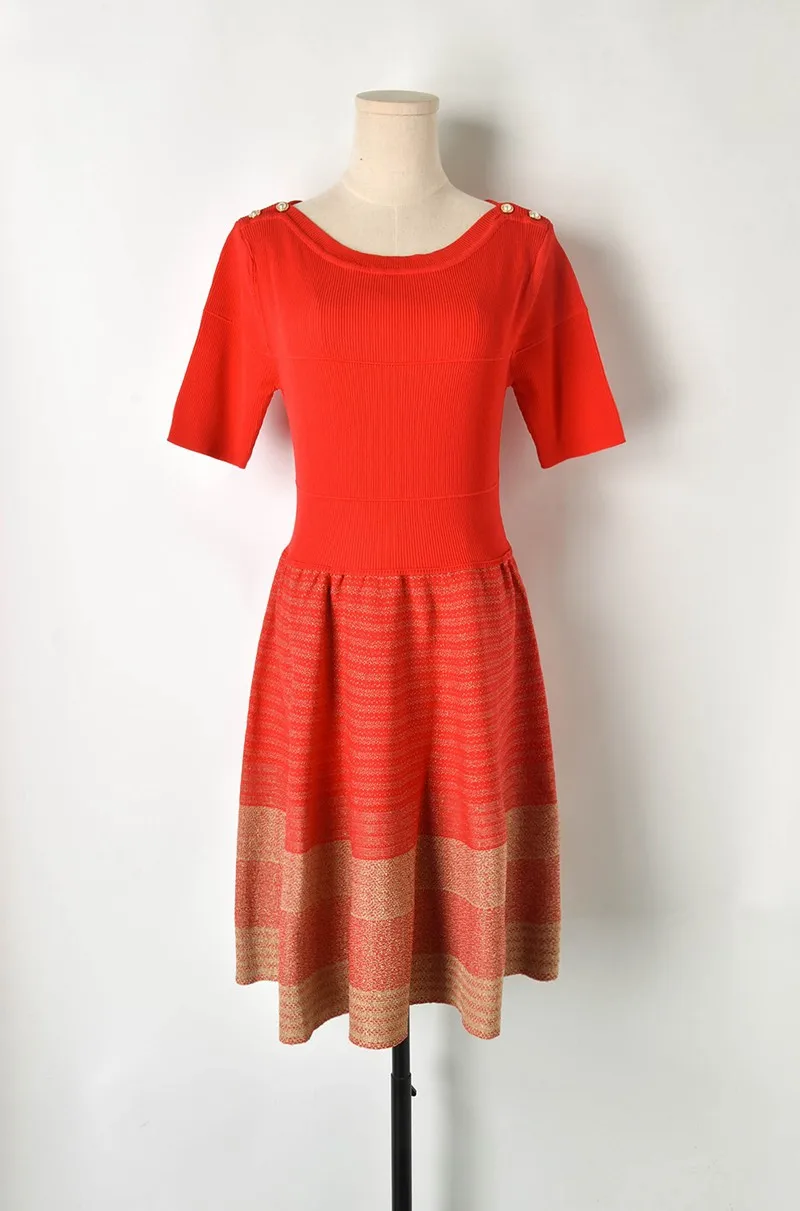 Элегантное женское платье 2019 летнее с вырезом лодочкой и коротким рукавом