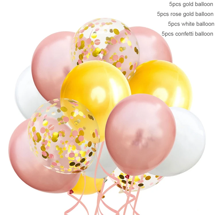 Color 2 Doriwoo 20 шт. латексные конфетти для воздушного шара с днем рождения воздушный шар для душа ребенка мальчик девочка балоны Свадебная вечеринка украшения Babyshower - Цвет: Color 2