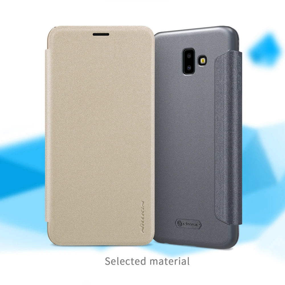 Чехол для Samsung Galaxy j6 Plus чехол J6 + флип-чехол блестящий из искусственной кожи серии