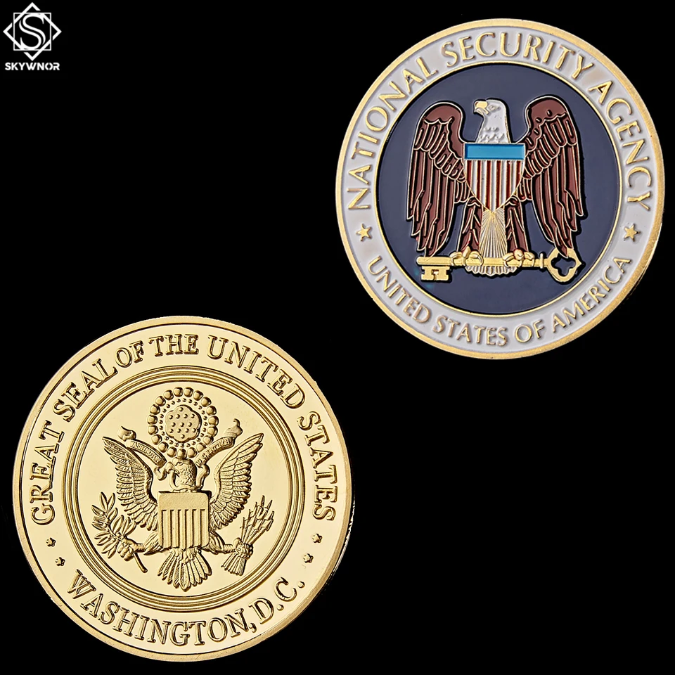 Коллекция Агентства безопасности национальной нации монет США NSA Вашингтон. D.C