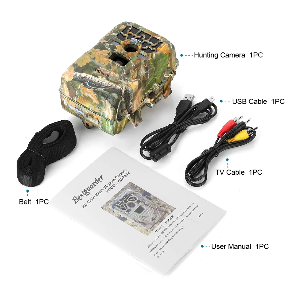12MP без свечения цифровая охотничья камера движения Трейл дикая ловушка игровая s