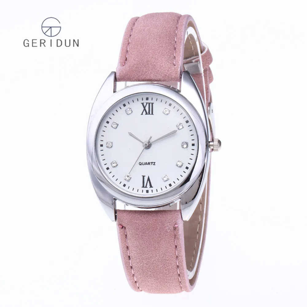 Дропшиппинг 2018 женские часы модные повседневные кожаные кварцевые наручные