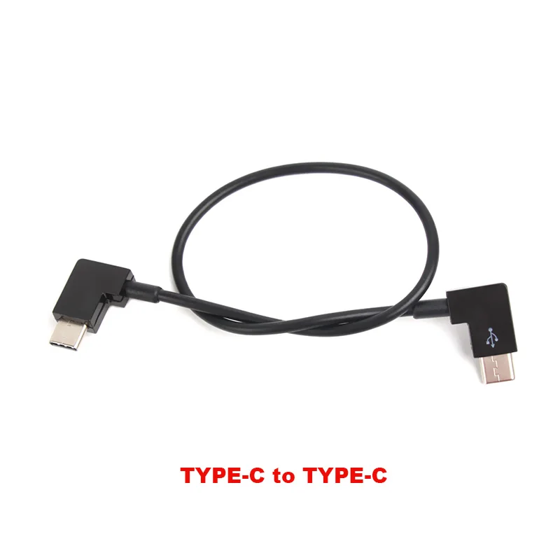 Черный 30cm OSMO Pocket DJI Connect Cable Type-C to Type-C/ Micro-USB for iPad Phone Conversion Data Line DJI OSMO POCKET Accessories - Цвет: Черный