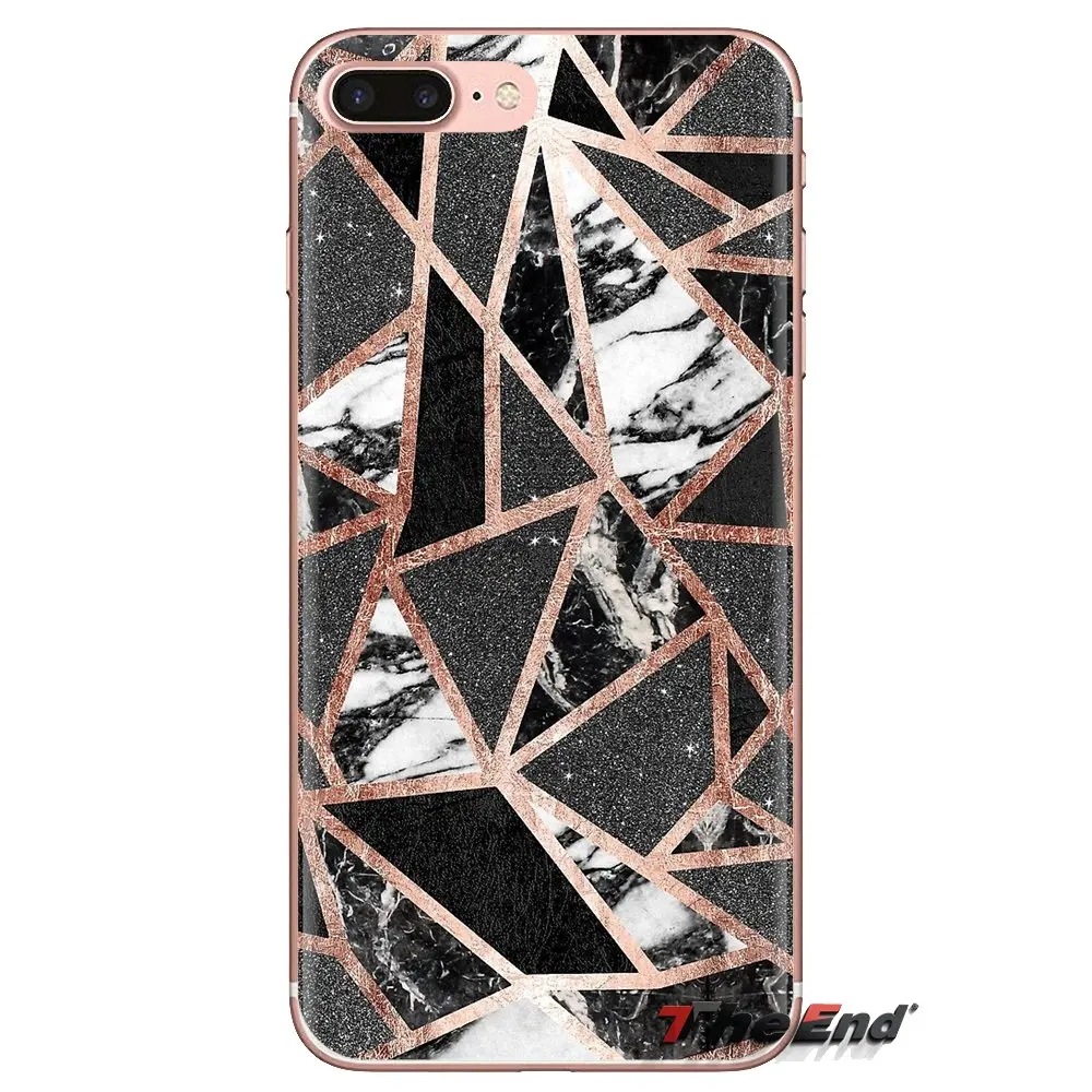 Rose Gold Glitter Marble For Xiaomi Mi4 Mi5 Mi5S Mi6 Mi A1 A2 5X 6X 8 9 Lite SE Pro Max Mix 2 3 2S Transparent Clear TPU Case |