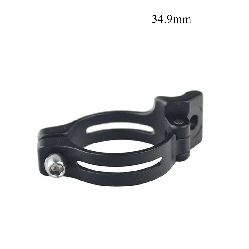 black 34 9mm Дорожный велосипед прямой подвесной передний 31,8/34,9 мм Раскладывающееся кольцо задний внешний кабель переключения передач горловое кольцо зажим зажимы Аксессуары для велосипеда - Цвет: black 34 9mm