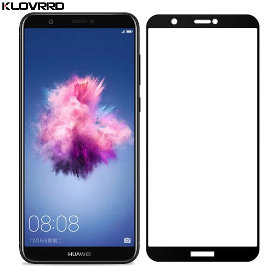 Klovrrd 9 H полное покрытие закаленное Стекло для Huawei P Smart/наслаждаться 7 s высокое