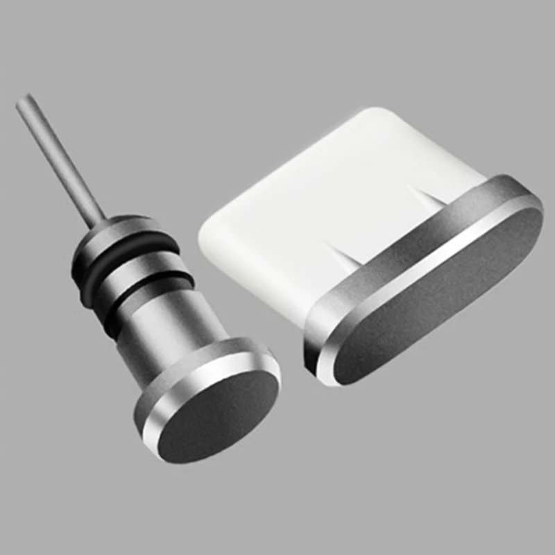 Металлическая пыль Plug Аксессуары для телефонов зарядный разъем для наушников Jack 3,5 Для Huawei VIVO Oppo type C для IPhone X 8 7 Plus 6