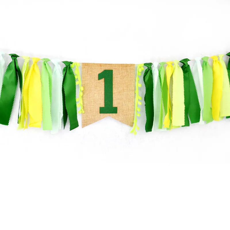 Декорации для детского праздника баннер на 1-й день рождения мальчиков и девочек