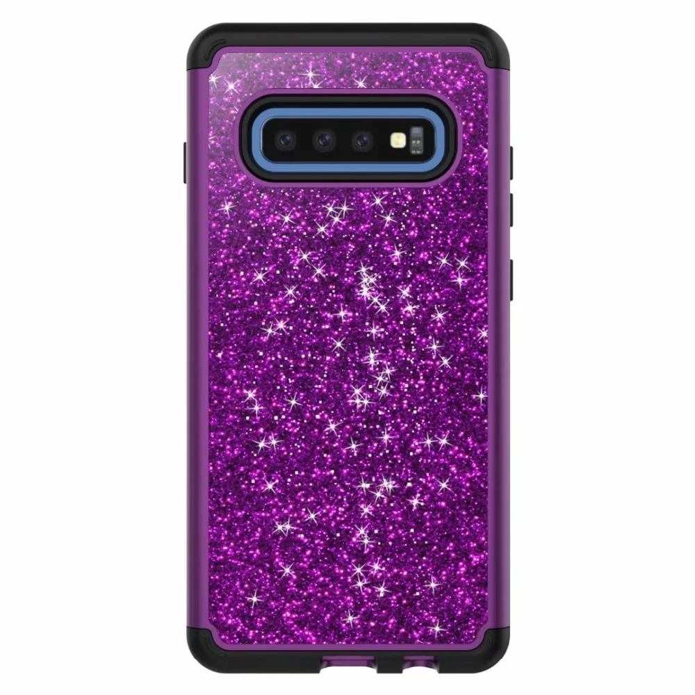 Милый блестящий чехол для samsung Galaxy S9 S10 Plus Note 9, роскошный блестящий чехол-бампер, защитный чехол для телефона Galaxy S10E