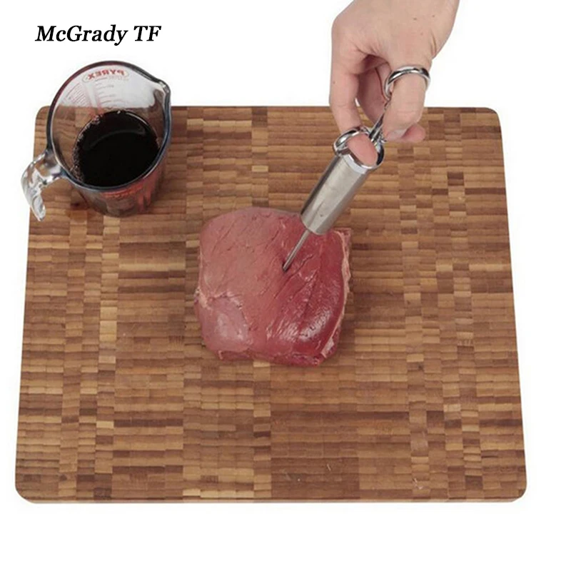 

Новинка 2017 года игла Турции барбекю шприц Нержавеющая сталь Материал травы Специи шприц удобный стейк Кухня инструмент