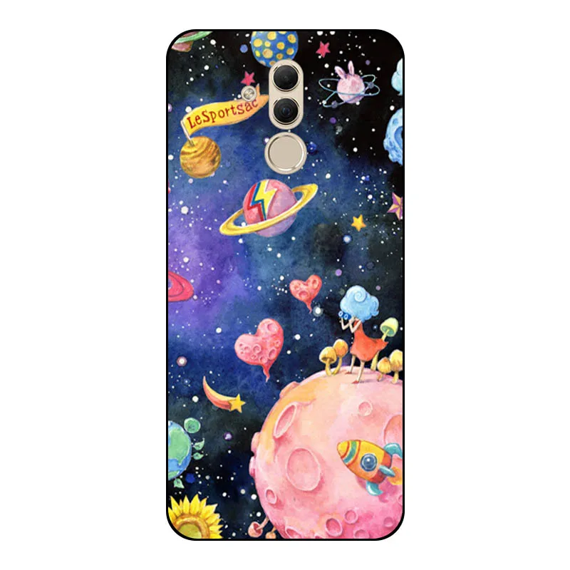 Мягкий силиконовый чехол для Huawei Mate 20 lite телефона Coque Protector задняя крышка бампер |